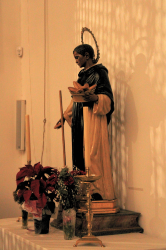 Altar dedicado a san Martín de Porres